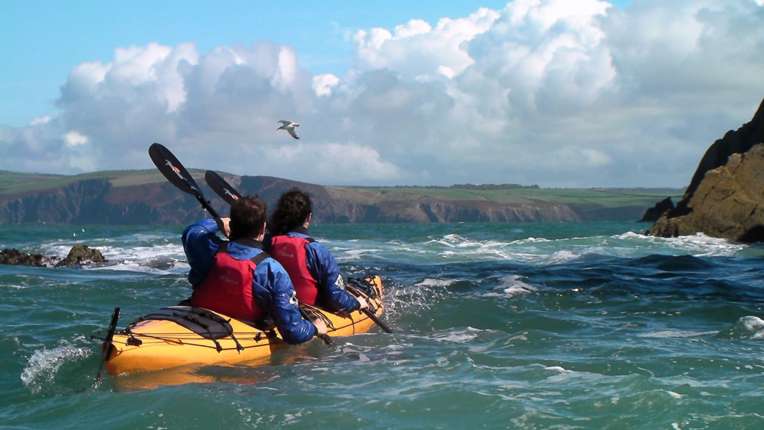 kayaking, Pembrokeshire, newgale beach, Newgale Lodge